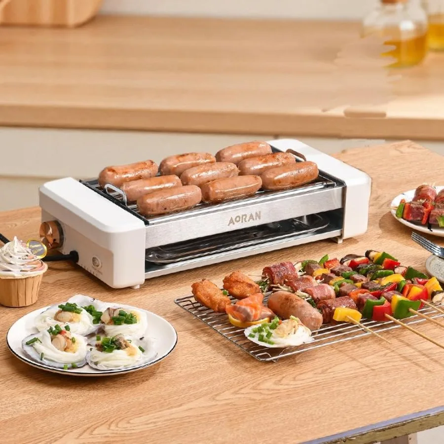 Hot Dog Roller Grill - Çok Fonksiyonlu Döner Sosis Izgara Makinesi