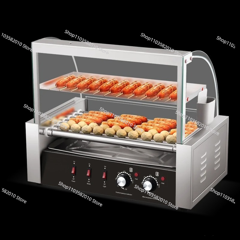 Hot Dog Roller Grill - Ticari Sosis Izgara Makinesi, Mağaza ve