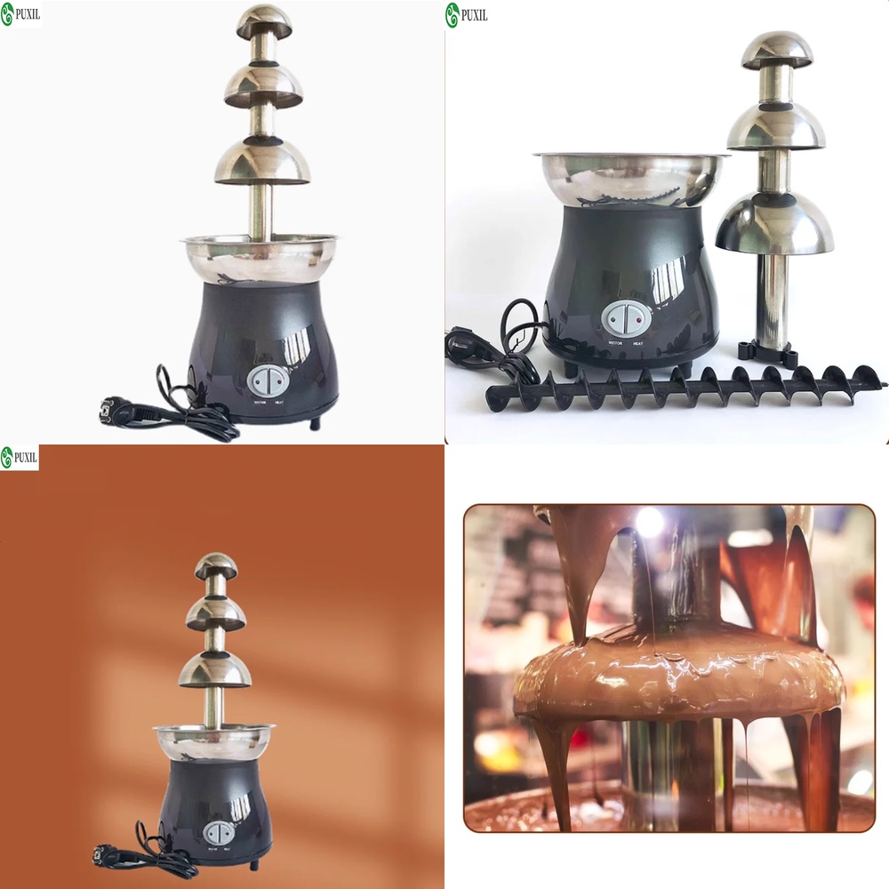 Chocolate Fountain Commercial - 200W Küçük Paslanmaz Çelik Çikolata Çeşmesi