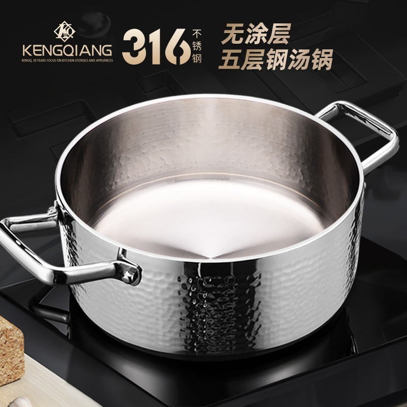 Bain Marie Food Warmer - 316 Paslanmaz Çelik Ev Tipi Gazlı