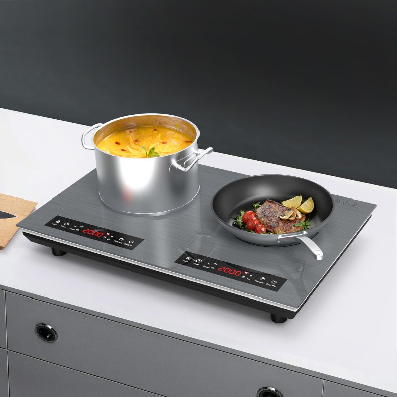 Commercial Kitchen Zones - Çift Brülörlü İndüksiyonlu Ocak, 110V Çift