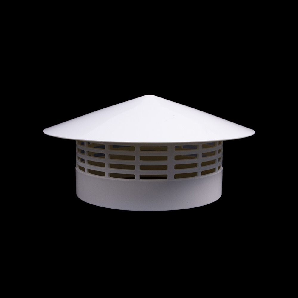 Commercial Exhaust Hood - Dayanıklı 75-200mm Havalandırmalı Yağmur Başlığı PVC