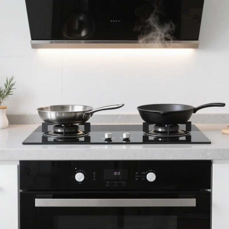 Commercial Kitchen Gas Stove - 5 Delikli Gaz Sobası Altlıkları, Gaz
