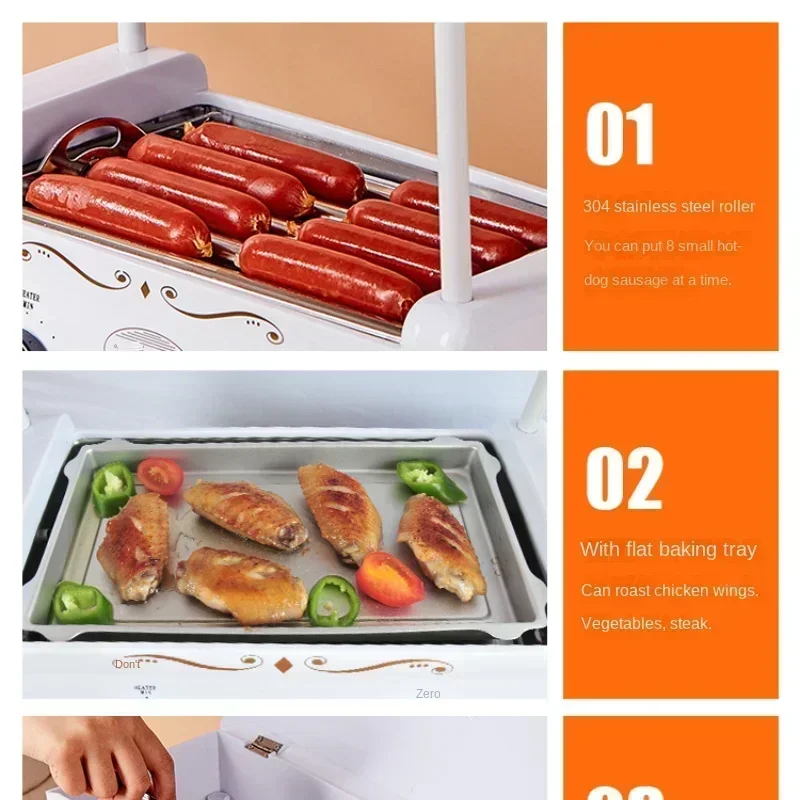 Yeni Çok Fonksiyonlu Kızartma  - Hot Dog Roller Grill incelemesi ve fiyatı