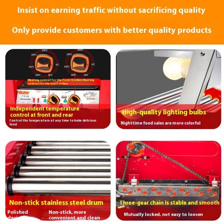 Otomatik Sosis Izgara Makinesi - Hot Dog Roller Grill incelemesi ve fiyatı
