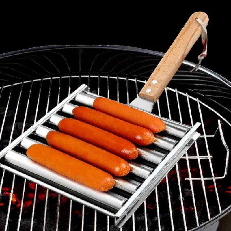 Ekstra Uzun Ahşap Saplı Paslan - Hot Dog Roller Grill incelemesi ve fiyatı