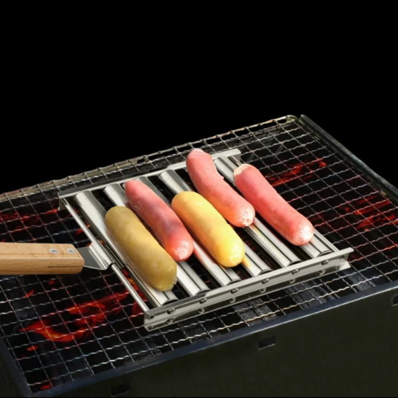 Ekstra Uzun Ahşap Saplı Paslan - Hot Dog Roller Grill incelemesi ve fiyatı