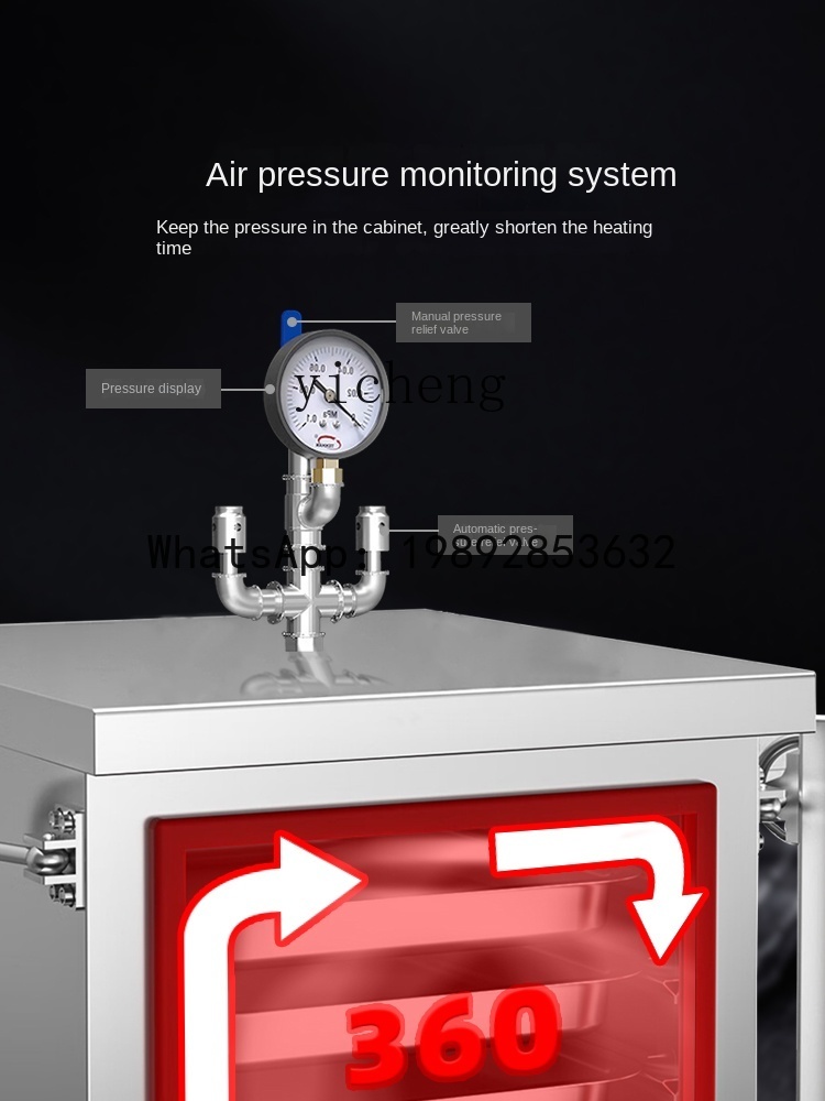 S5 Yüksek Basınçlı Pirinç Buha - Commercial Steamer Cabinet incelemesi ve fiyatı