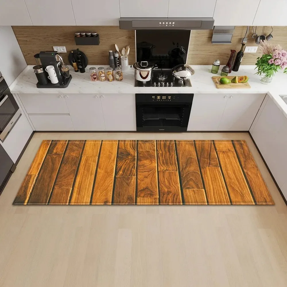 Klasik Ahşap Desenli Baskılı Z - Commercial Kitchen Mats Anti Fatigue incelemesi ve fiyatı