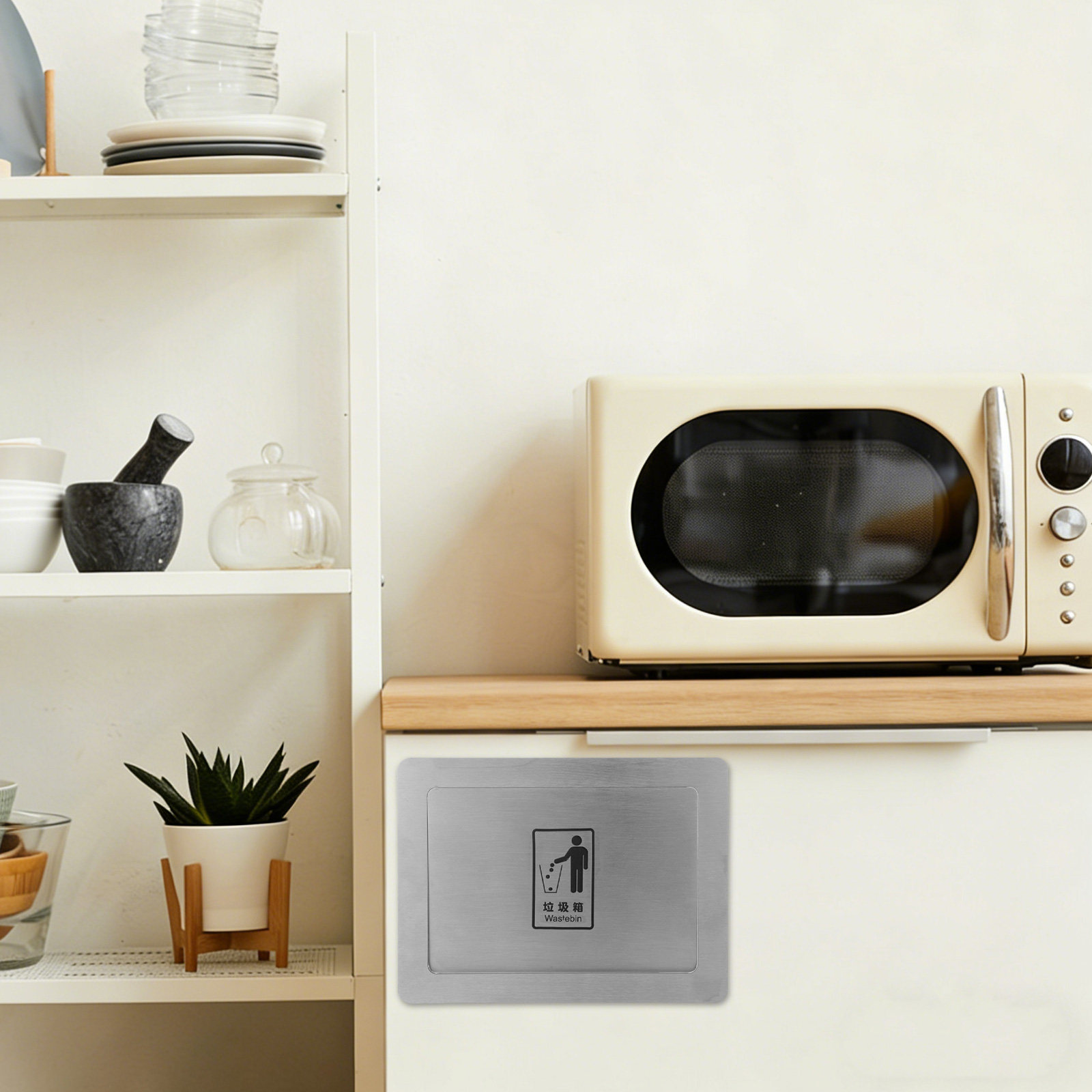 Gömme Çöp Kovası Kapağı Paslan - Commercial Kitchen Wall Covering incelemesi ve fiyatı
